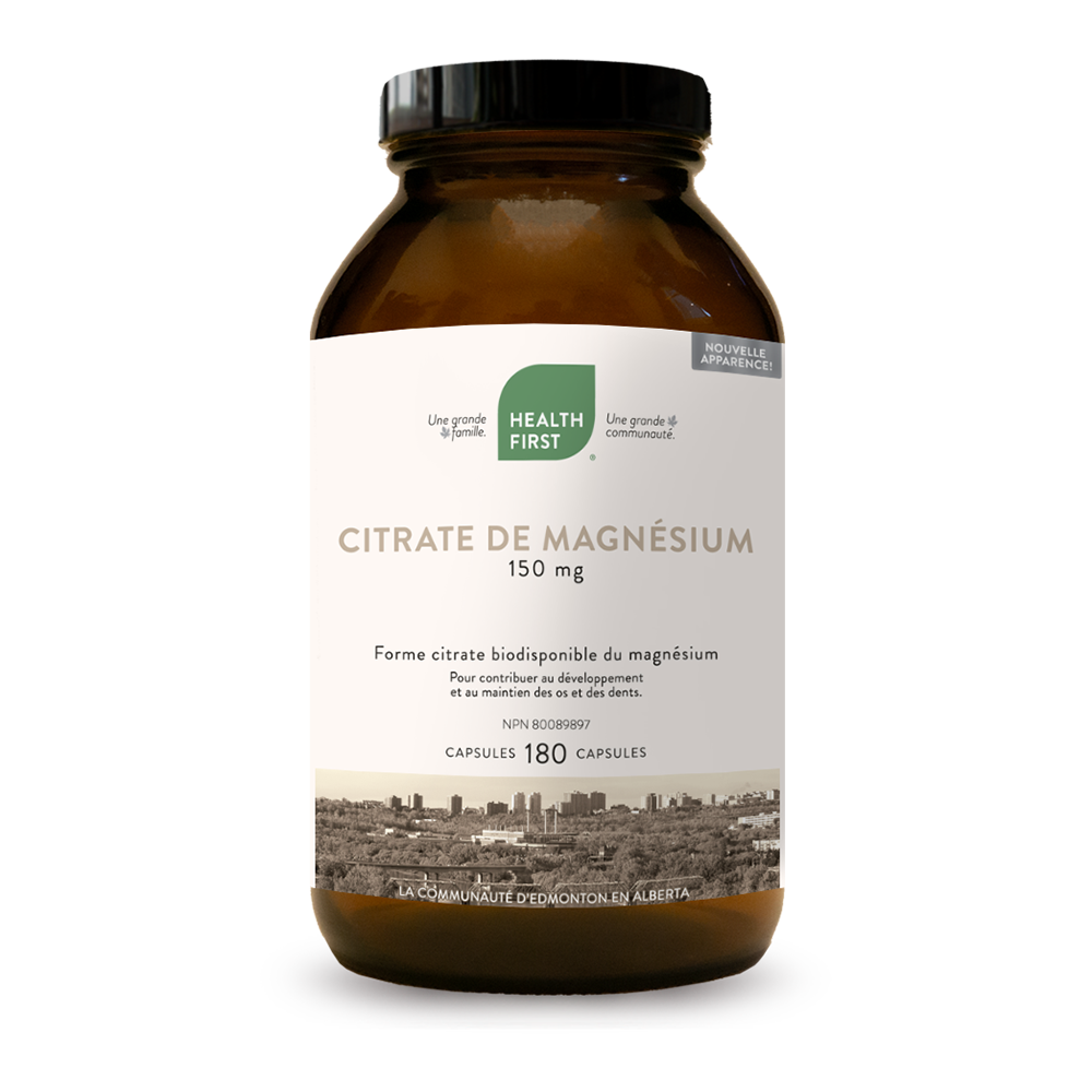 Magnesium Citrate 150mg (180 Caps)