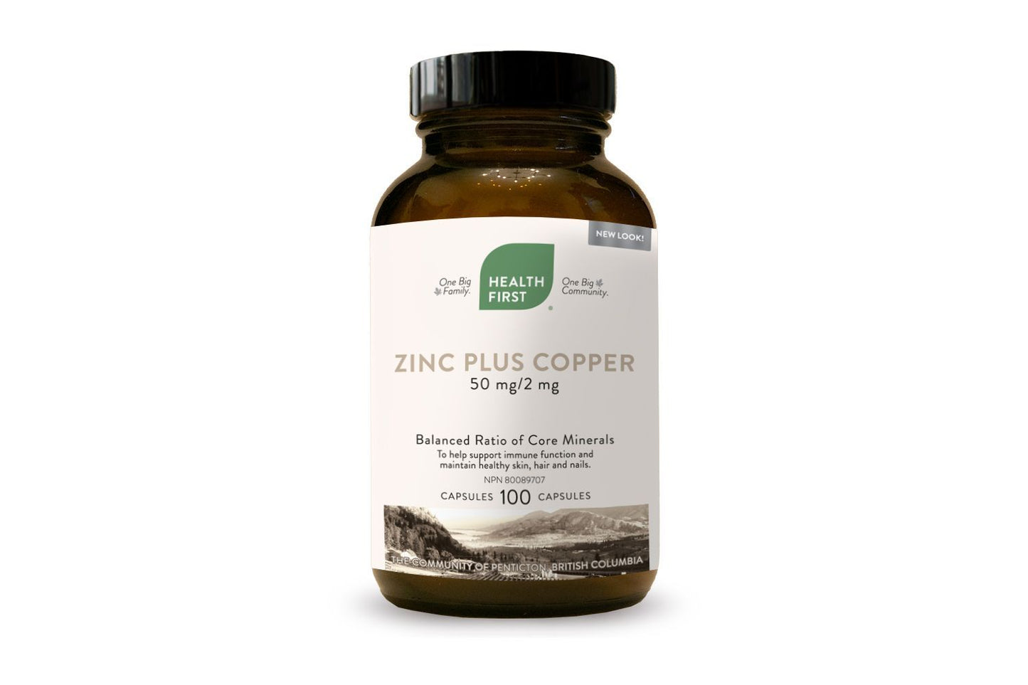 Zinc Plus Copper 50mg/2mg (100 Caps)