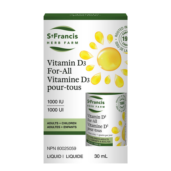 Vitamine D Pour Tous 25 Mcg (1000 Ui) (30ml)