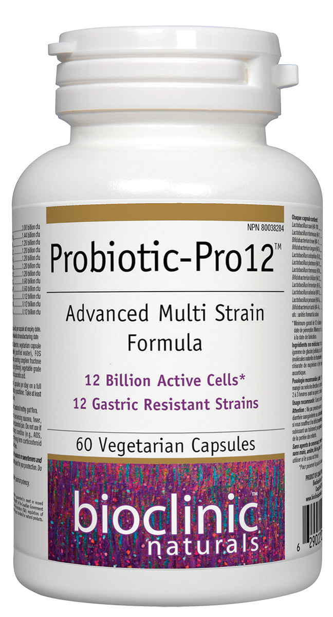 Probiotic-pro12 · 12 Milliards Cellules Actives (60 Vcaps)