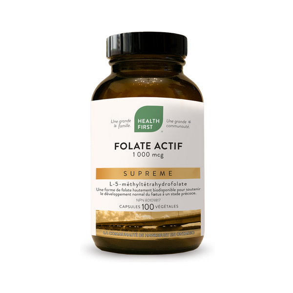 Folate Actif 1000mcg Supreme (100 Caps)