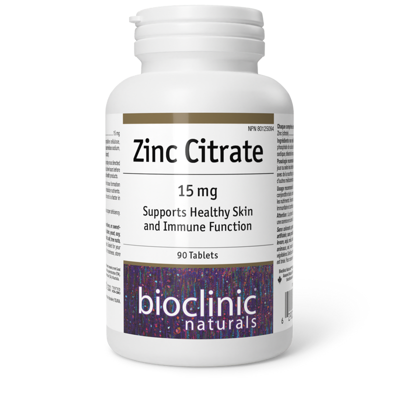 Zinc Citrate 15mg (90 Cos)