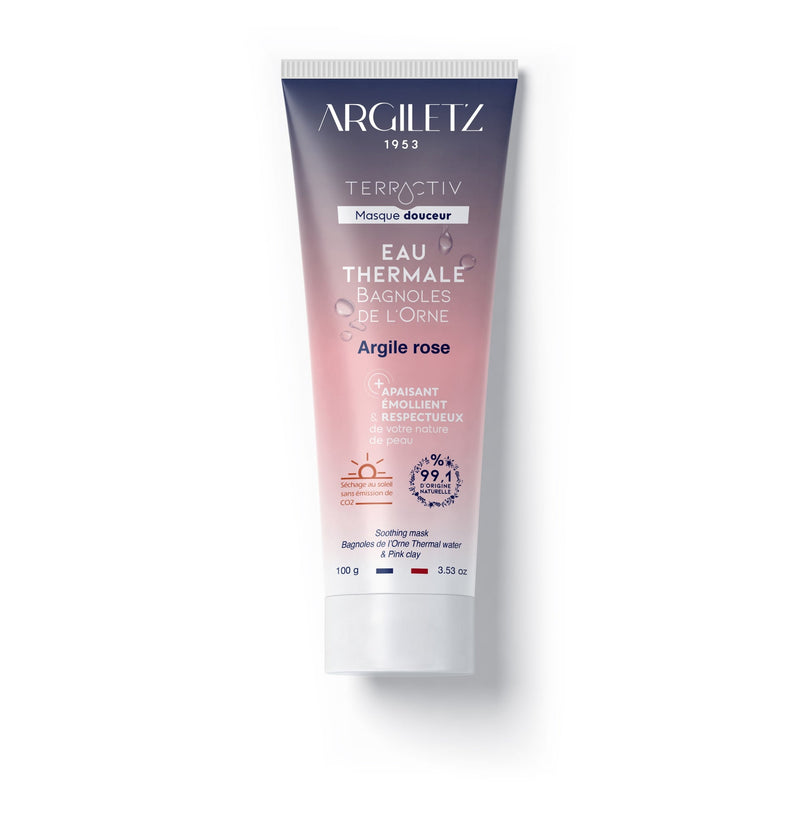 Masque Visage « terractiv » D'argile Rose Prête (100g)