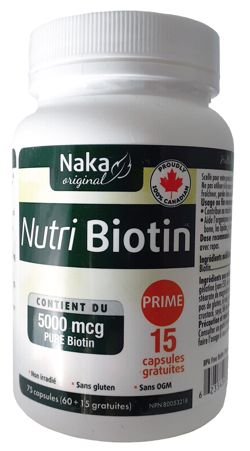 Nutri Biotin 5000mcg (75 Caps)