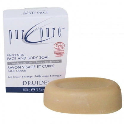 Pure Unscented Facial and Body Soap (100g)