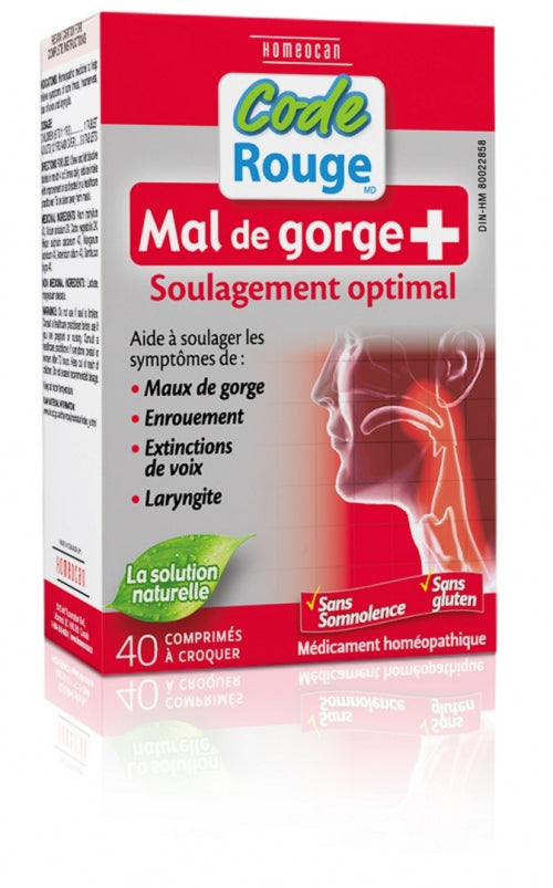 Mal De Gorge (40 Comprimés A Croquer)