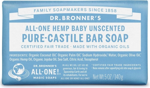 Pure Unscented Castile Soap for Baby (140g)