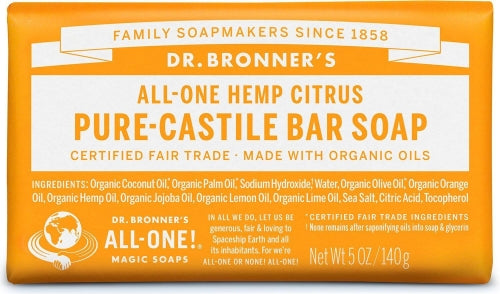Citrus and Orange Pure Castile Soap (140g)
