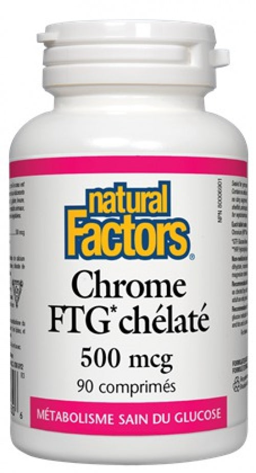 Chrome FTG Chelated 500mcg (90 Caps)