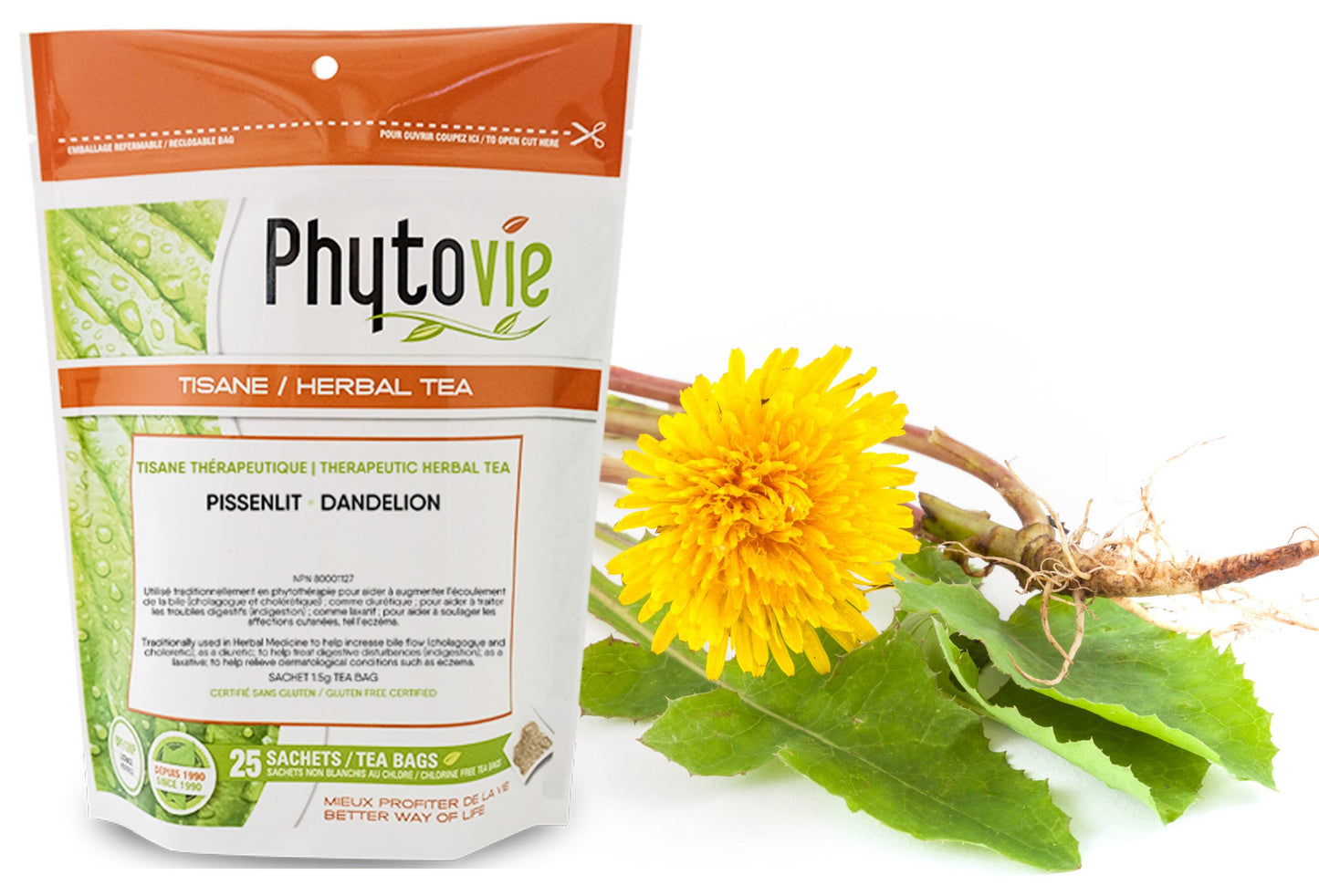 Dandelion Herbal Tea (50 Tea Bags)