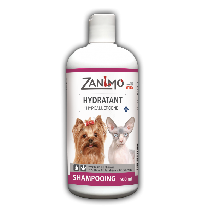Zanimo Hypoallergenic Moisturizing Shampoo (500ml)