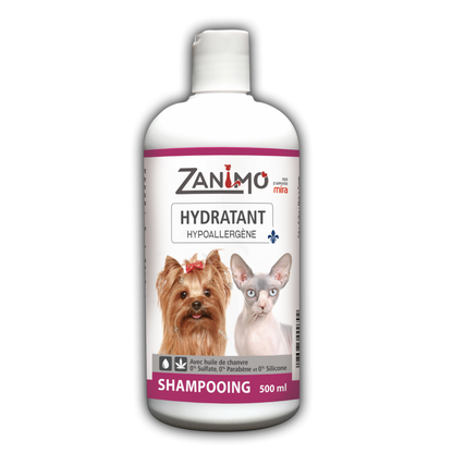 Zanimo Hypoallergenic Moisturizing Shampoo (500ml)