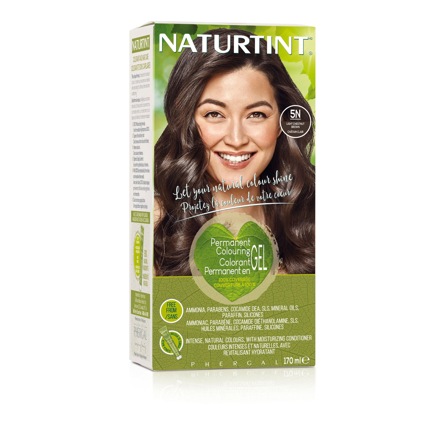 Light Brown 5N Hair Color (170ml)