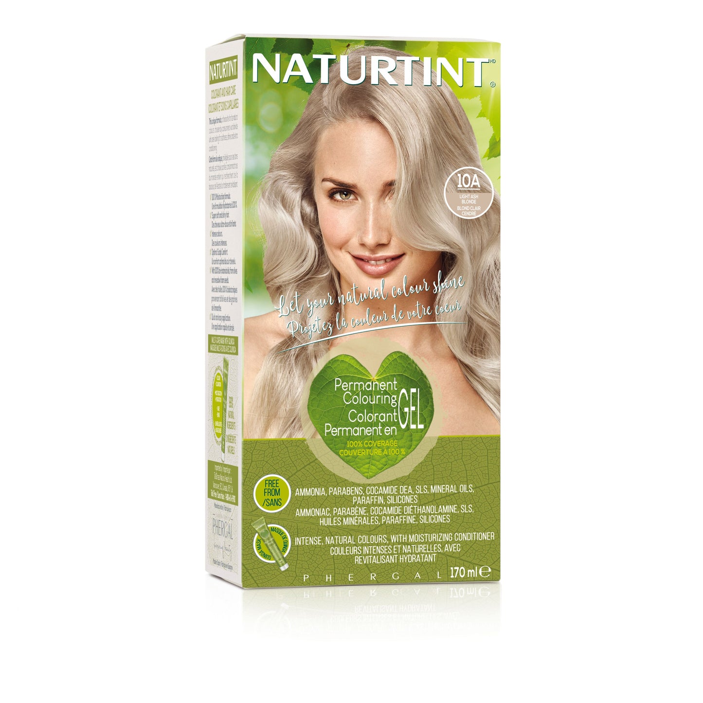 10A Light Ash Blonde Hair Color (170ml)